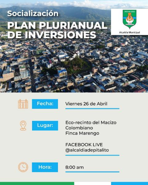 Audiencia pública presentación Plan Plurianual y de inversiones para el desarrollo del Plan de Desarrollo “El Gobierno de la Gente 2024 -2027”