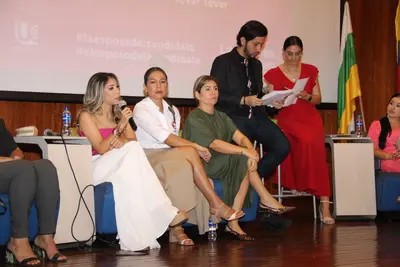 La gestora social Marcela Leiva, ponente en el conversatorio “La esposa del candidato”